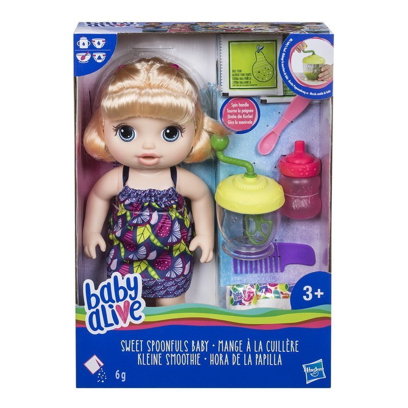 Baby Alive Bebeğimle Mama Zamanı - Sarışın