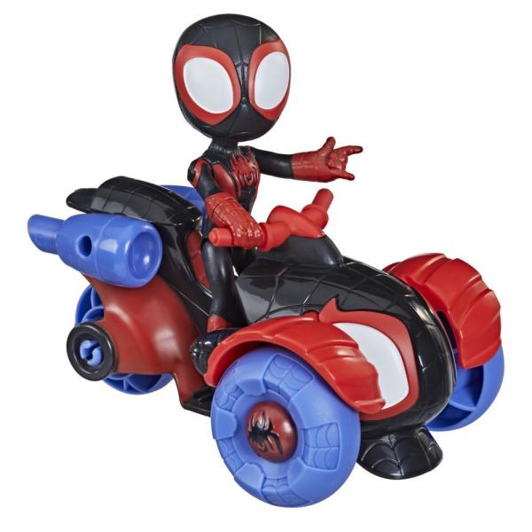 Spidey and His Amazing Friends Miles Morales Figür ve Örümcek Motor