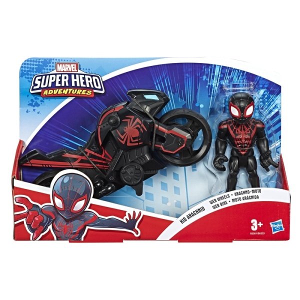 Marvel Super Hero Adventures - Kid Arachnid Mega Mini Figür ve Motosikleti