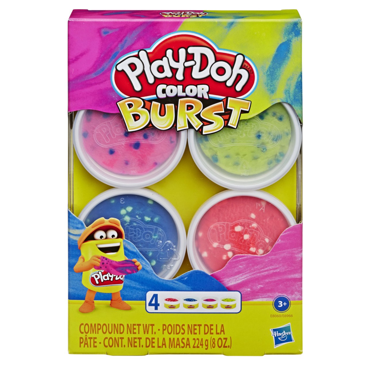 Play-Doh Renk Karnavalı 4'lü Hamur - Parlak Renkler