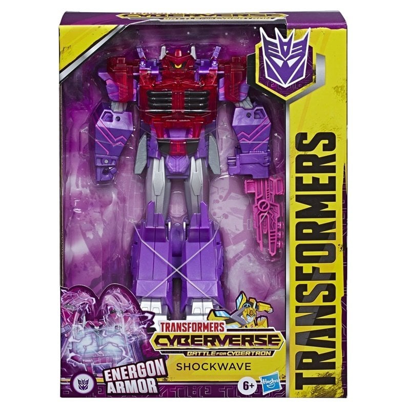 Transformers Cyberverse Dev Figür - Energon Armor Shockwave