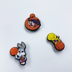 Looney Tunes Basket Temalı Crocs Terlik Süsleri