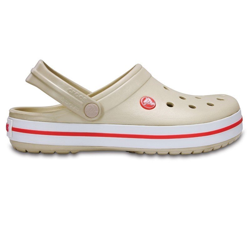 Crocs Bej/Krem Unisex Crocband Terlik