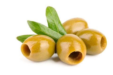 زيتون أخضر منزوع النوى