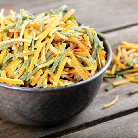 نودلز الخضار المشكلة