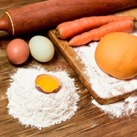 Морковная лапша