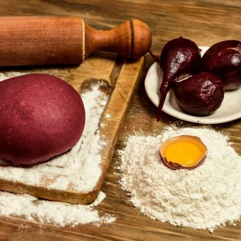 Лапша из свеклы