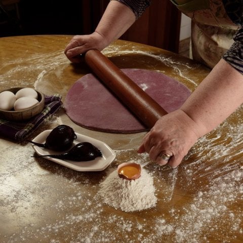 Лапша из свеклы