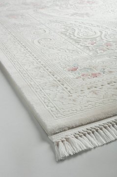 Bahariye Gallery 2794 R Krem Beyaz El Dugumlu