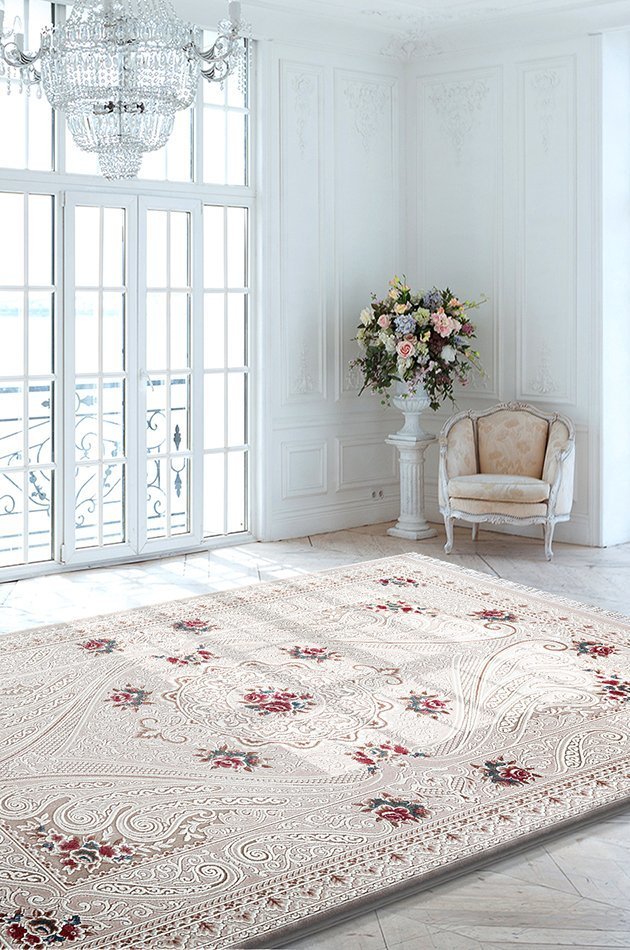 Bahariye Gallery 2794 R Krem Beyaz El Dugumlu
