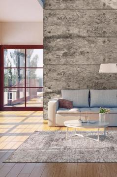 Bahariye Intense 8897 R Grı - Sarı Beyaz El Dugumlu
