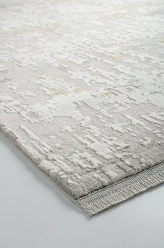 Bahariye Eva 5681 R Bej - Gold Beyaz El Dugumlu