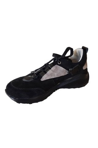 Siyah Bağlı Spor Ayakkabı