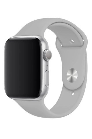 Apple Watch Uyumlu Silikon Kordon Gri
