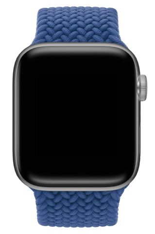 Apple Watch Uyumlu Örgü Loop Kordon İndigo Mavi