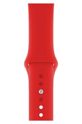 Apple Watch Uyumlu Silikon Kordon Kırmızı