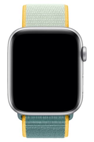 Apple Watch Uyumlu Hasır Örgü Kordon Zeytuni