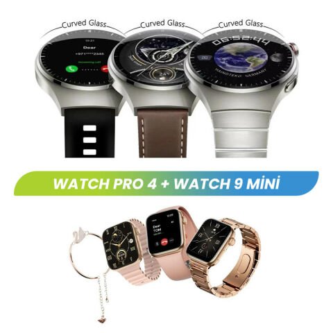 Watch 4 Pro + Watch 9 Mini