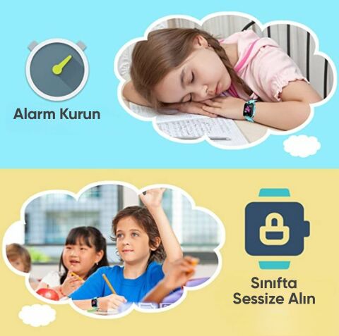 Kids Watch v8 Akıllı Çocuk Saati Sim Kartlı