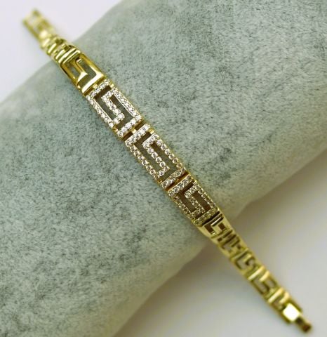 14 K Altın Rengi Labirent Model Xuping Bileklik TBL493