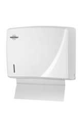Rulopak 303364 Modern Katlamalı Havlu Dispenseri Z-C-V 200'Lü Derin Transparan Beyaz