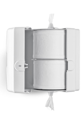 Rulopak İkiz Mini Cimri İçten Çekmeli Tuvalet Kağıdı Dispenseri Beyaz