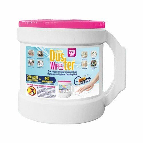 Only Duster Wipes Çok Amaçlı Dezenfektanlı Hijyenik Temizleme Bezi 220 Li