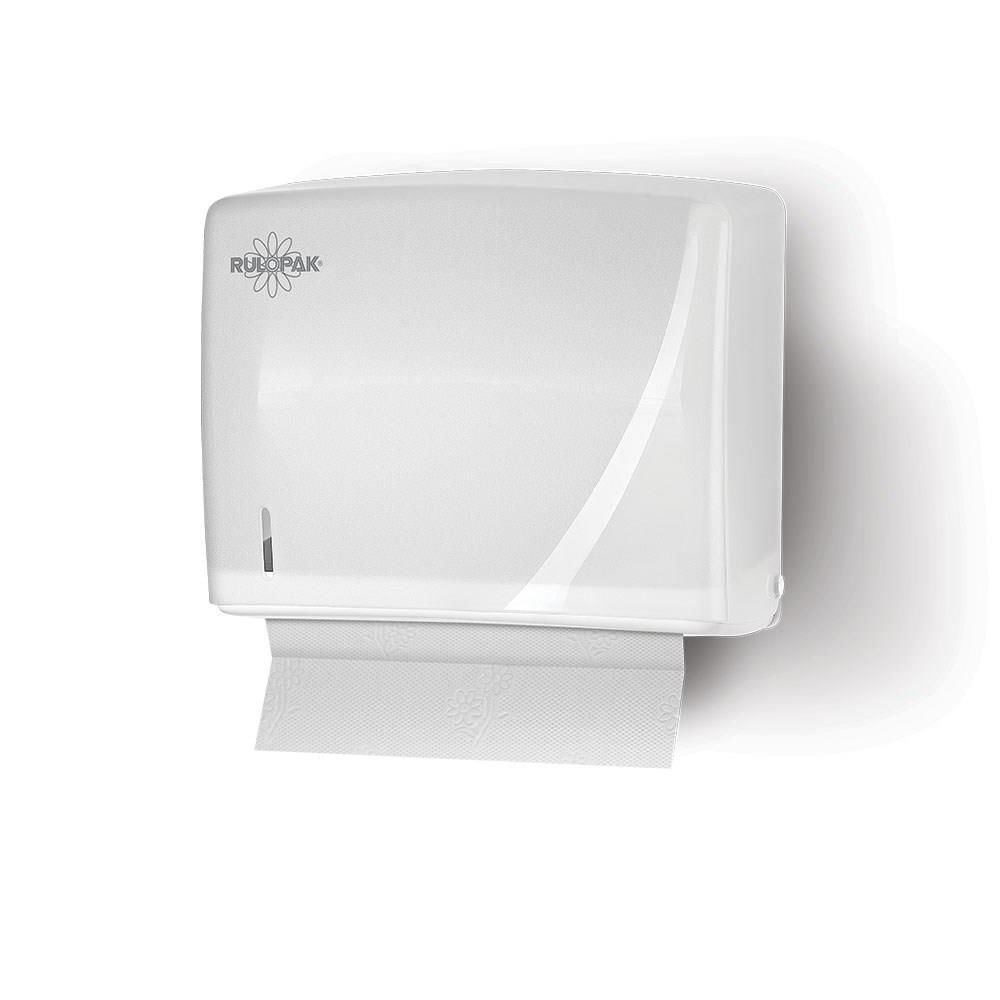 Rulopak Modern Z Katlama Kağıt Havlu Dispenseri 200'Lü Beyaz