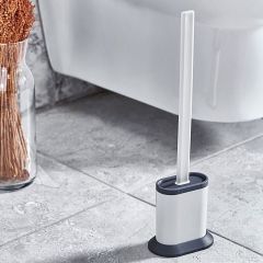 Rulopak Oval Elite Silikon Tuvalet Fırçası Siyah
