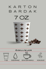 Hijyen Kapında 7 Oz Karton Bardak 500 Adet