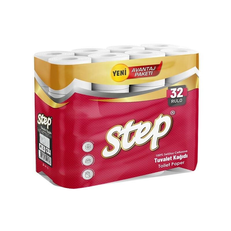 Step Tuvalet Kağıdı Üç Katlı 32li