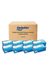 Dolphin Mavi Nitril Eldiven Pudrasız (S) 20 PK x 100 Adet (Koli)