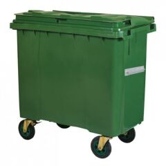 770 LT Tekerlekli Yeşil Çöp Konteynerı