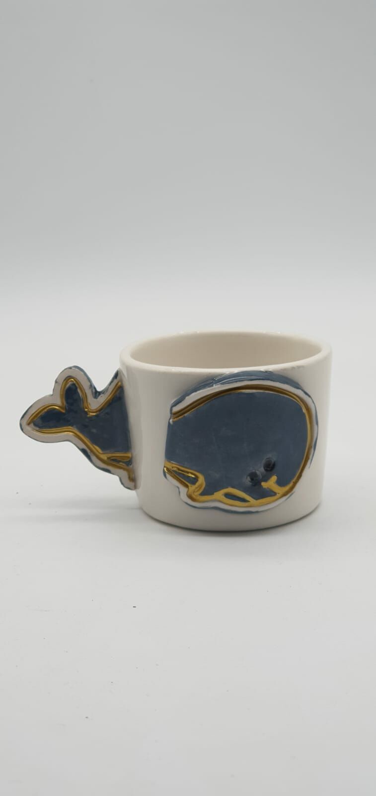 Moby Dick Altın Fincan Mug