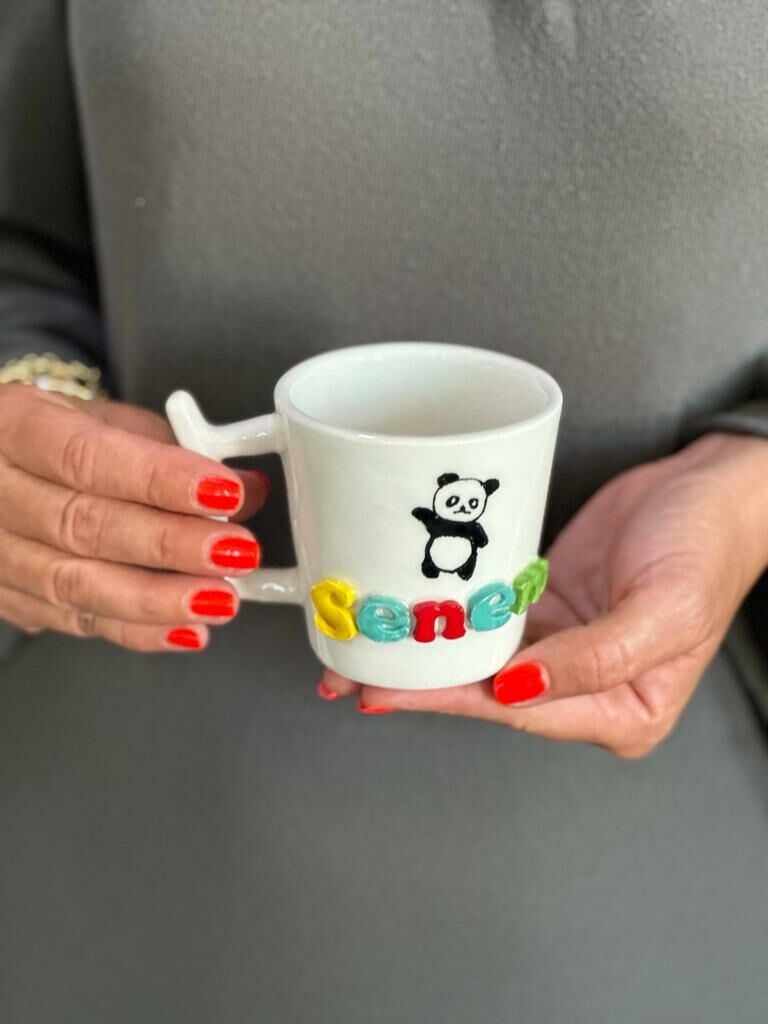 Panda Figürlü  İsimli Kupa Mug