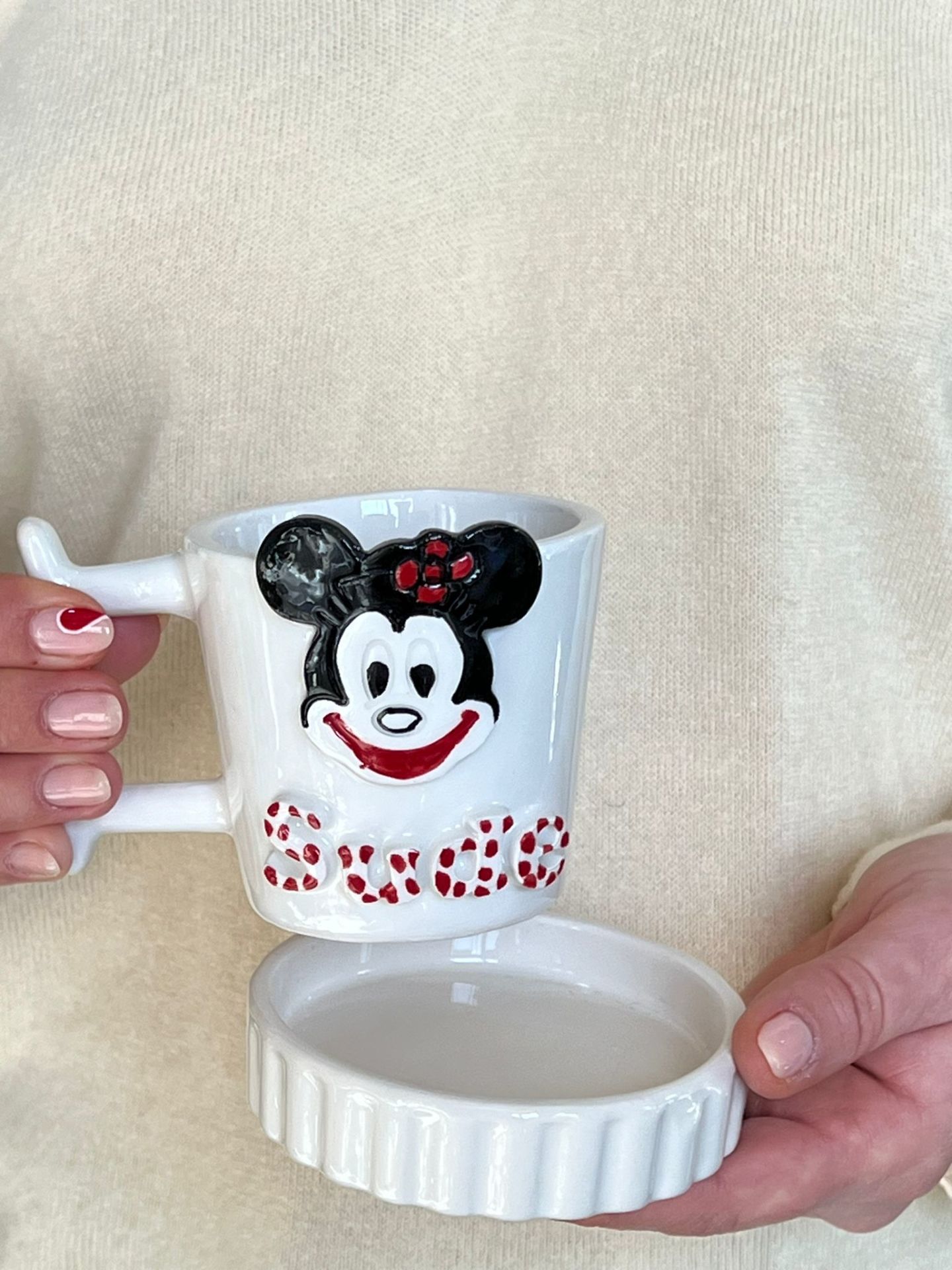 MINNIE MOUSE  İSİMLİ KUPA FİNCAN MUG