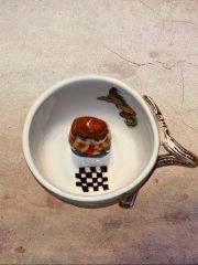 Ron Weasley Kabartmalı 3D Seramik Kahve Kupası - Harry Potter Hayranları için Özel Tasarım