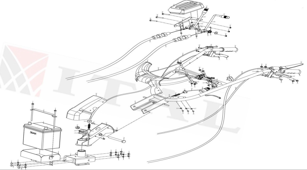 ITL-GAZ TELİ TERTİBATI HYUNDAI DİZEL KOMPLE
