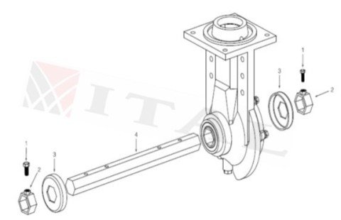 ITL-HAREKET ÇIKIŞ MİLİ HYUNDAI DİZEL ÇAPA 32MM