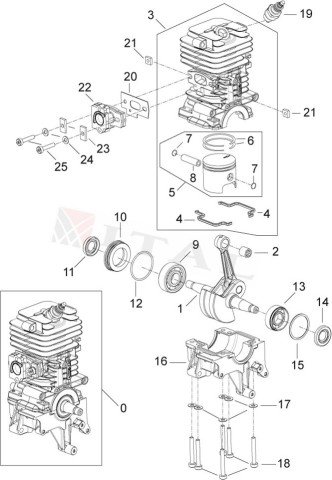 ITL-KRANK KEÇESİ SOLO 646/652/656/451 SAĞ 15X29/6X4