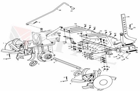 ITL-ÇAPA BIÇAĞI LC1350 TAKIM KOMPLE