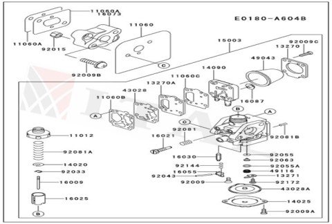 ITL-KARBÜRATÖR AY SEKMAN KAW. TH48 ORJ.