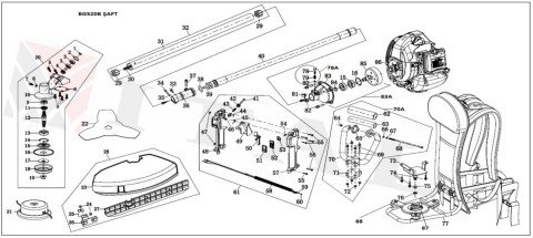ITL-ŞAFT HORTUMU ORAC BG520B HYUNDAI HYX55 SIRT BOŞ