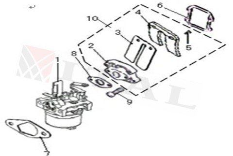 ITL-KARBÜRATÖR CONTASI ÇANTA JENERATÖR HHY960/950