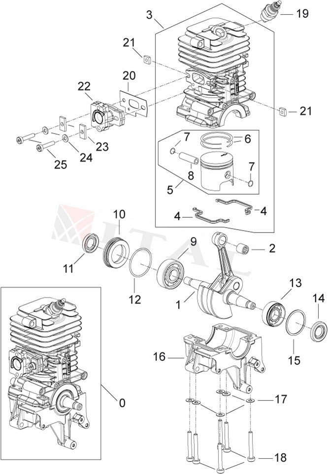 ITL-PİSTON SOLO 451/467 TAKIM 46MM