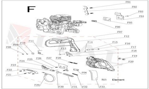 ITL-YAN KAPAK KOMPLE ITAL TESTERE 540