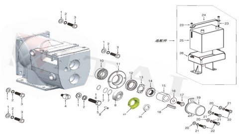 ITL-ŞAFT MİLİ SOMUNU HYUNDAI DİZEL ÇAPA