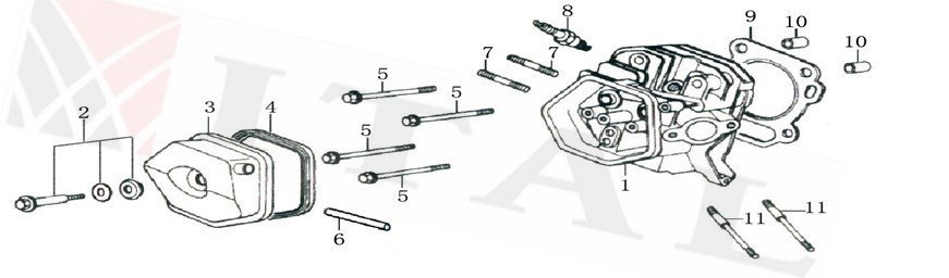 ITL-KÜLBÜTÖR KAPAK CONTASI LC G240/G270/G340/G390/420F