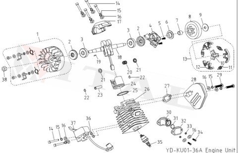 ITL-SİLİNDİR ALT KAPAĞI HMT3616