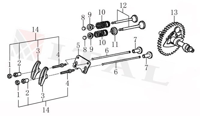 ITL-SUBAP YAYI LC G160/G200F/LC1P61FA/LC1P70FA/HX210